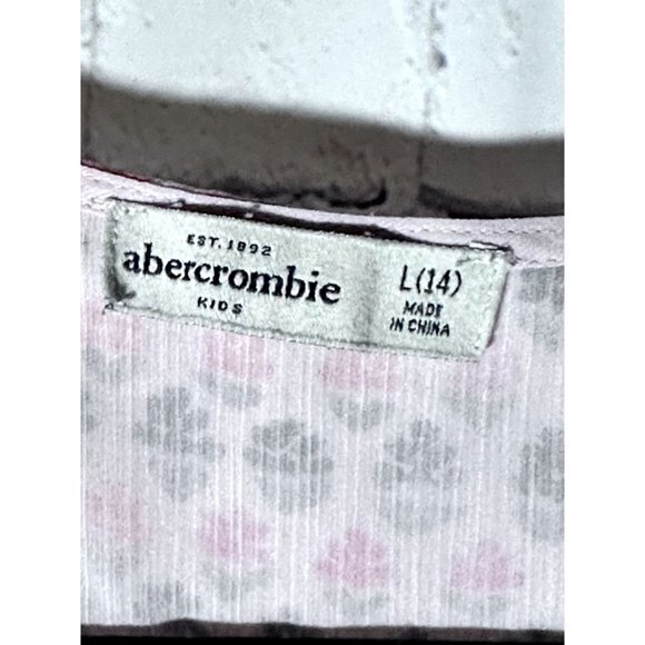 ABERCROMBIE & FITCH GIRLS SHORT SLEEVE FLOWY TOP SZ (L/14) EUC AND GENTLY WORN - Picture 2 of 4